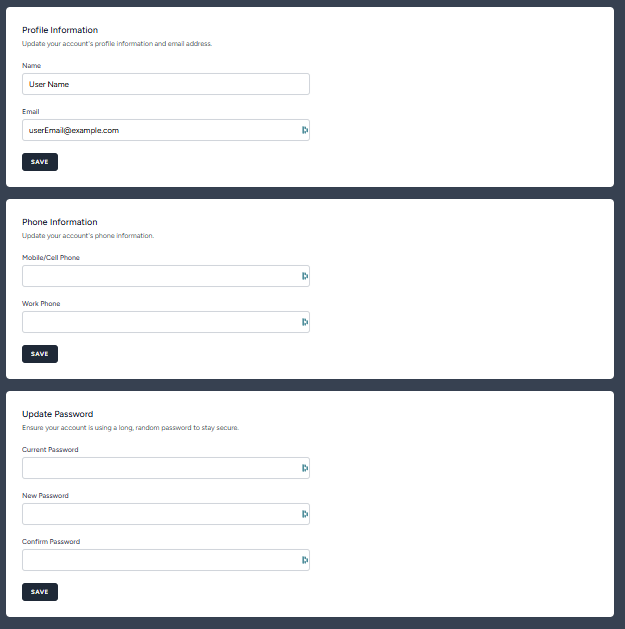 New Profile Form
